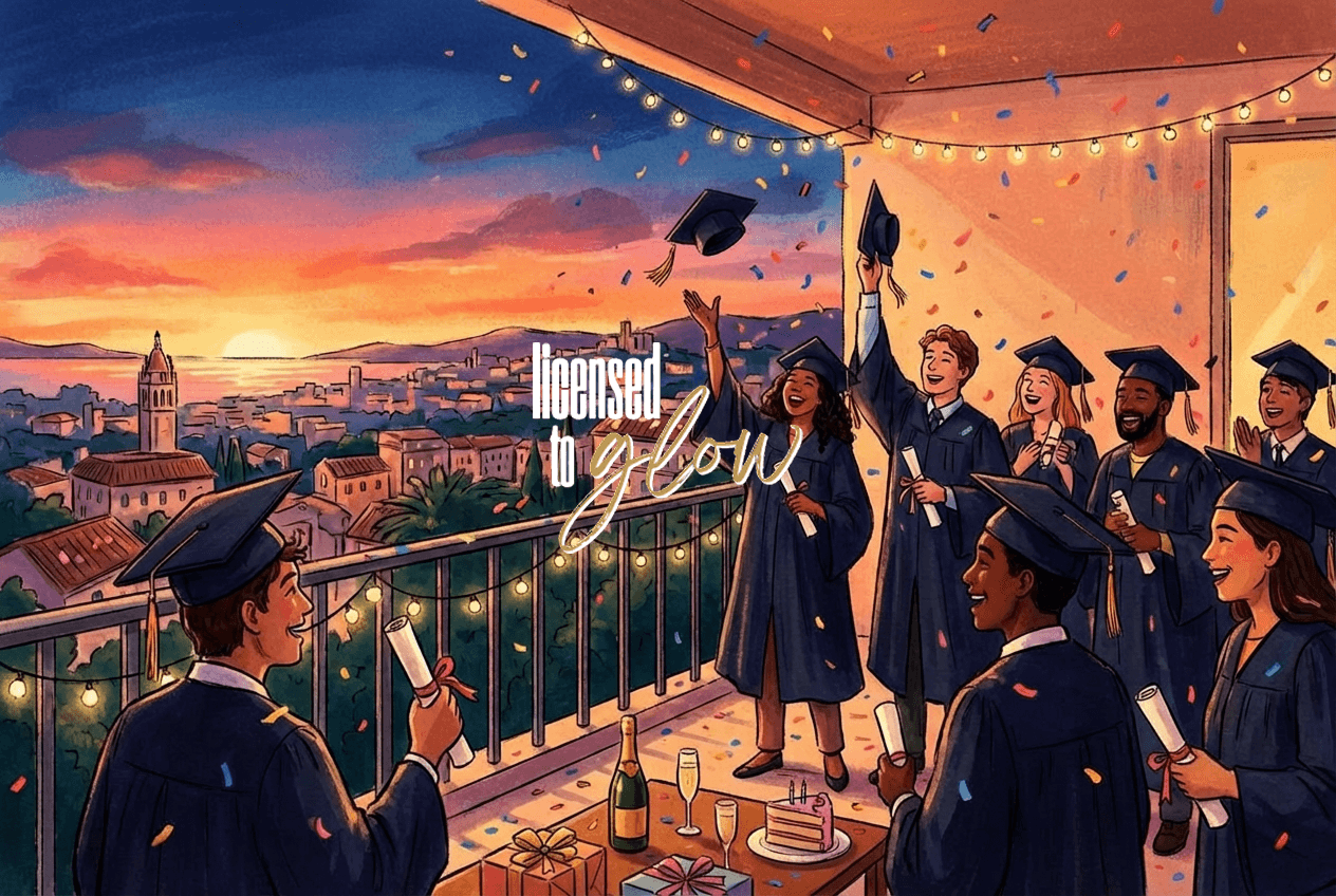 Graduation gift card design